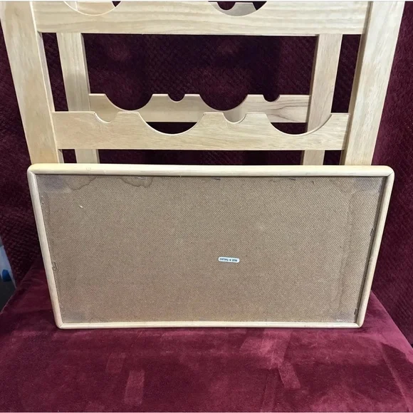 Wine Rack Light Wood. Holds 24 Bottles. Has Removable Table Top. Great Condition - Picture 8 of 10